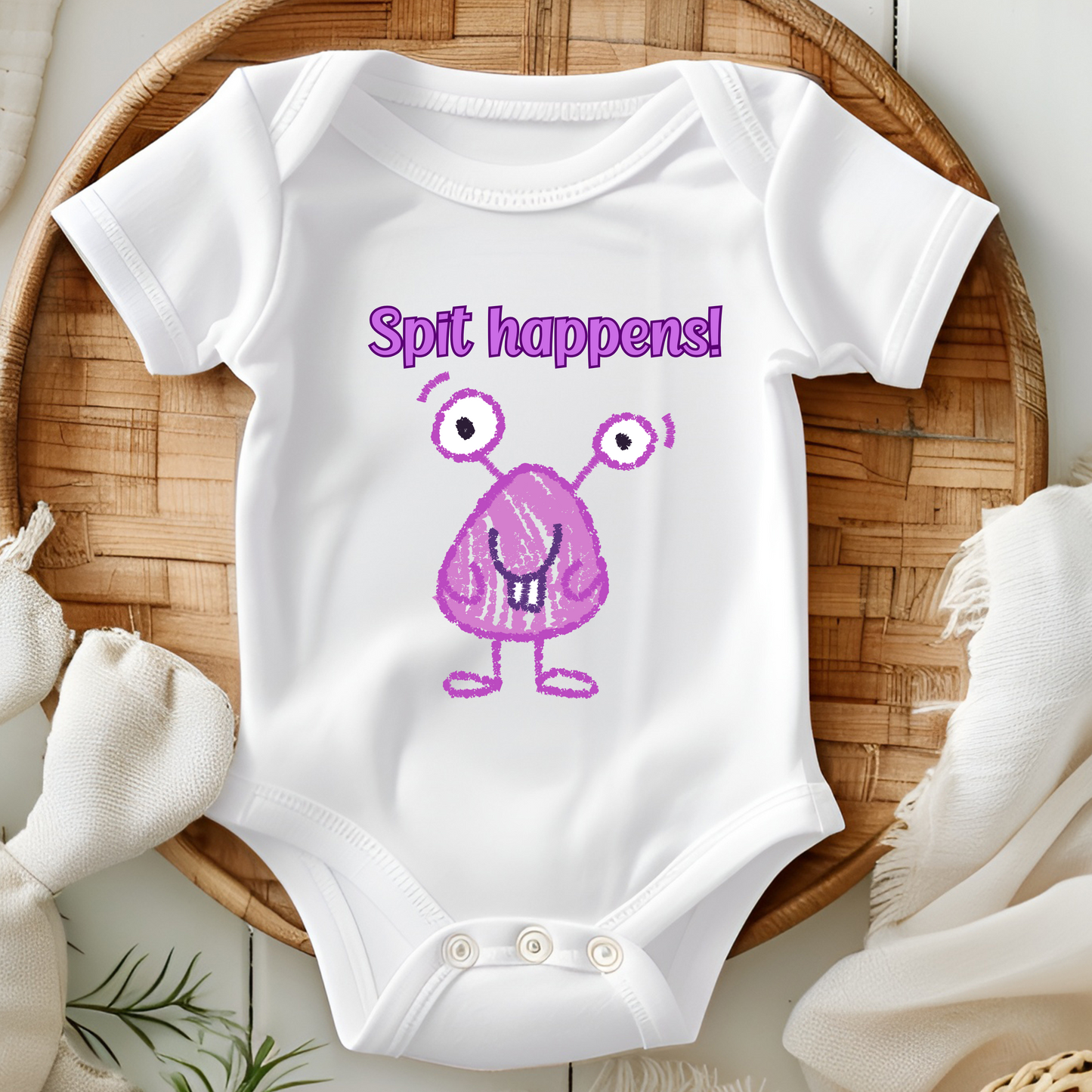 Spit Happens! Onesie