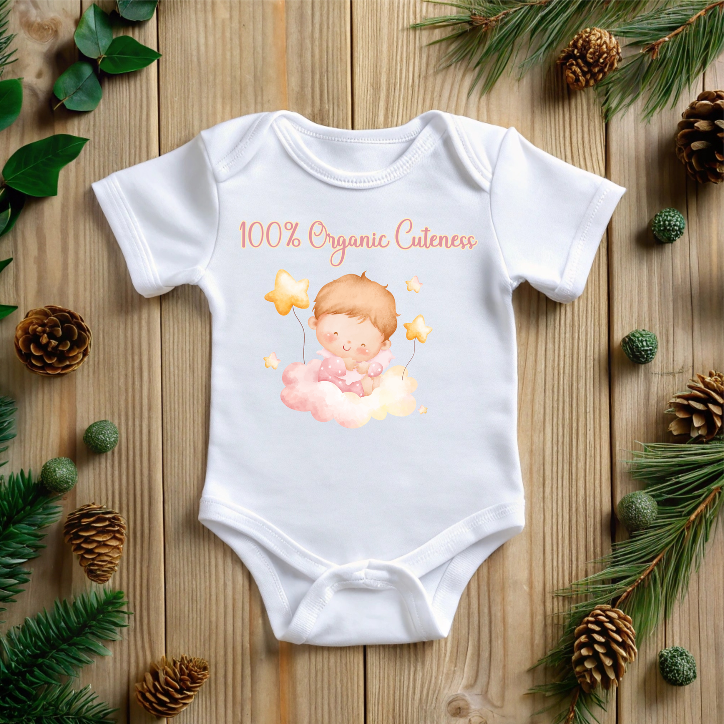 100% Organic Cuteness Onesie