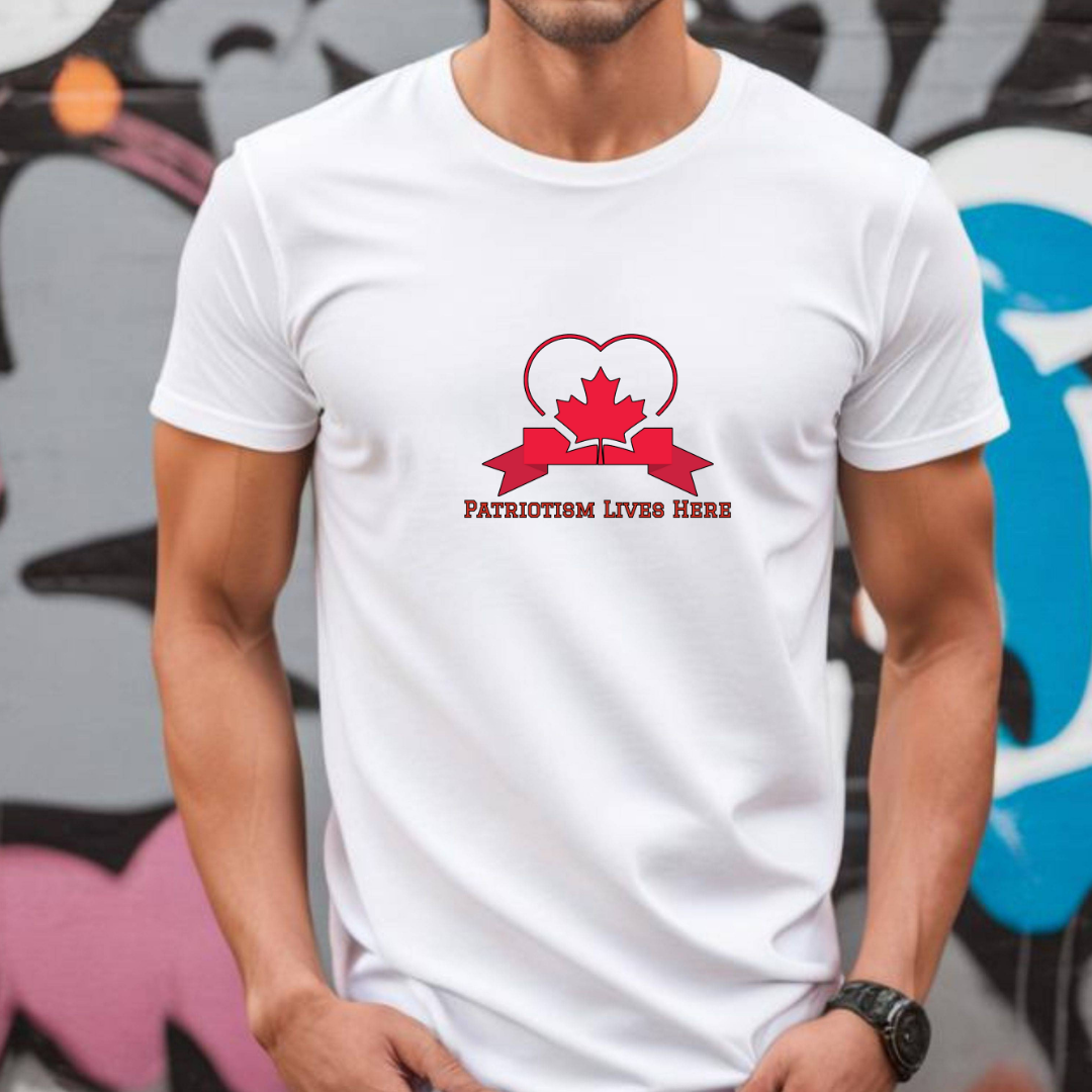 Patriotism Lives Here T-Shirt