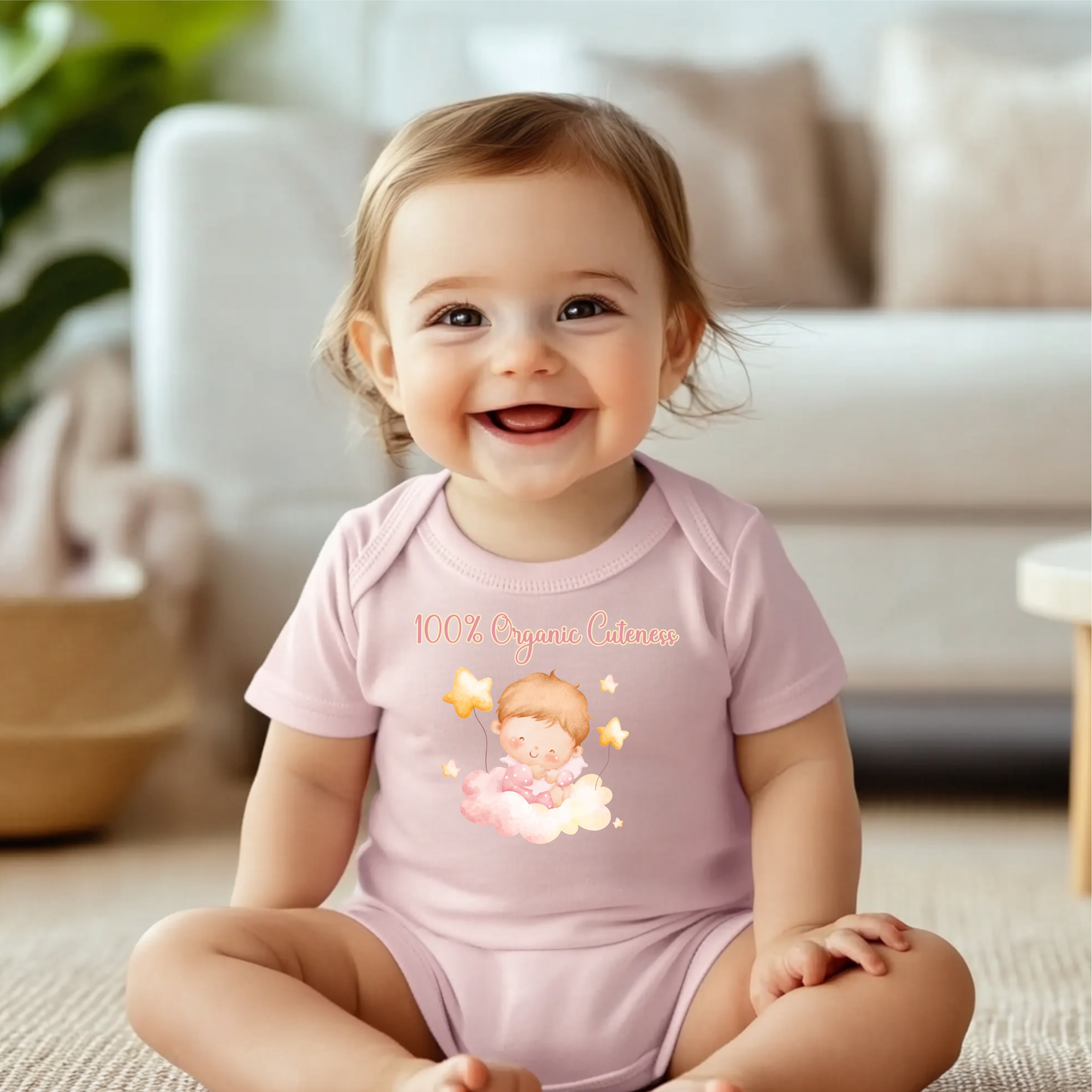 100% Organic Cuteness Onesie