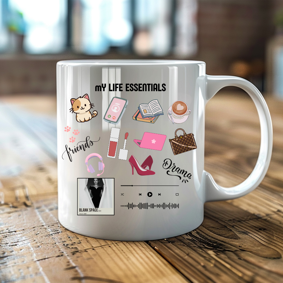 My Life Essentials Girl Edition - Mug