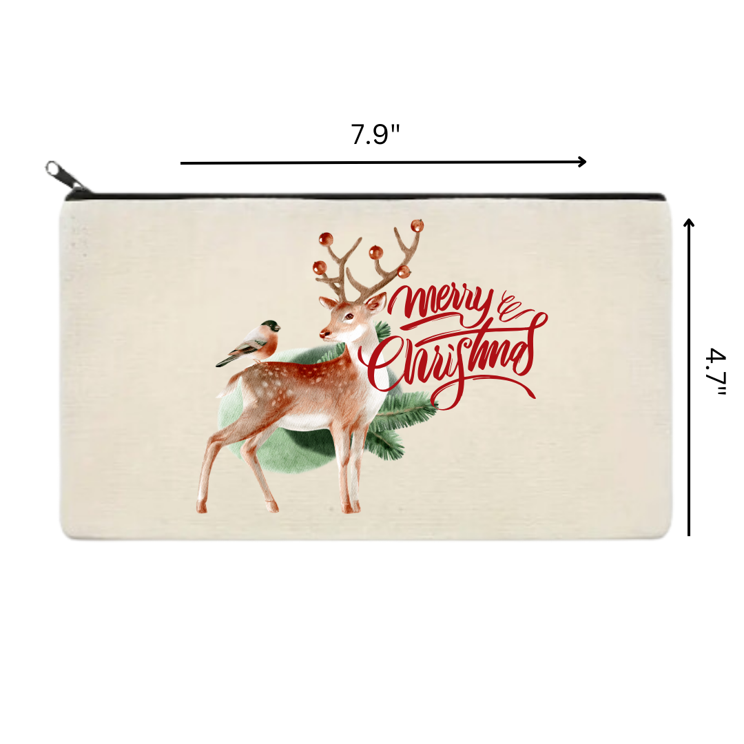 Christmas Reindeer Pencil Case