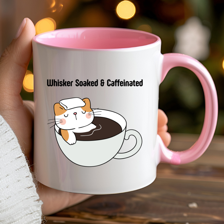 Whisker Soaked & Caffeinated Mug