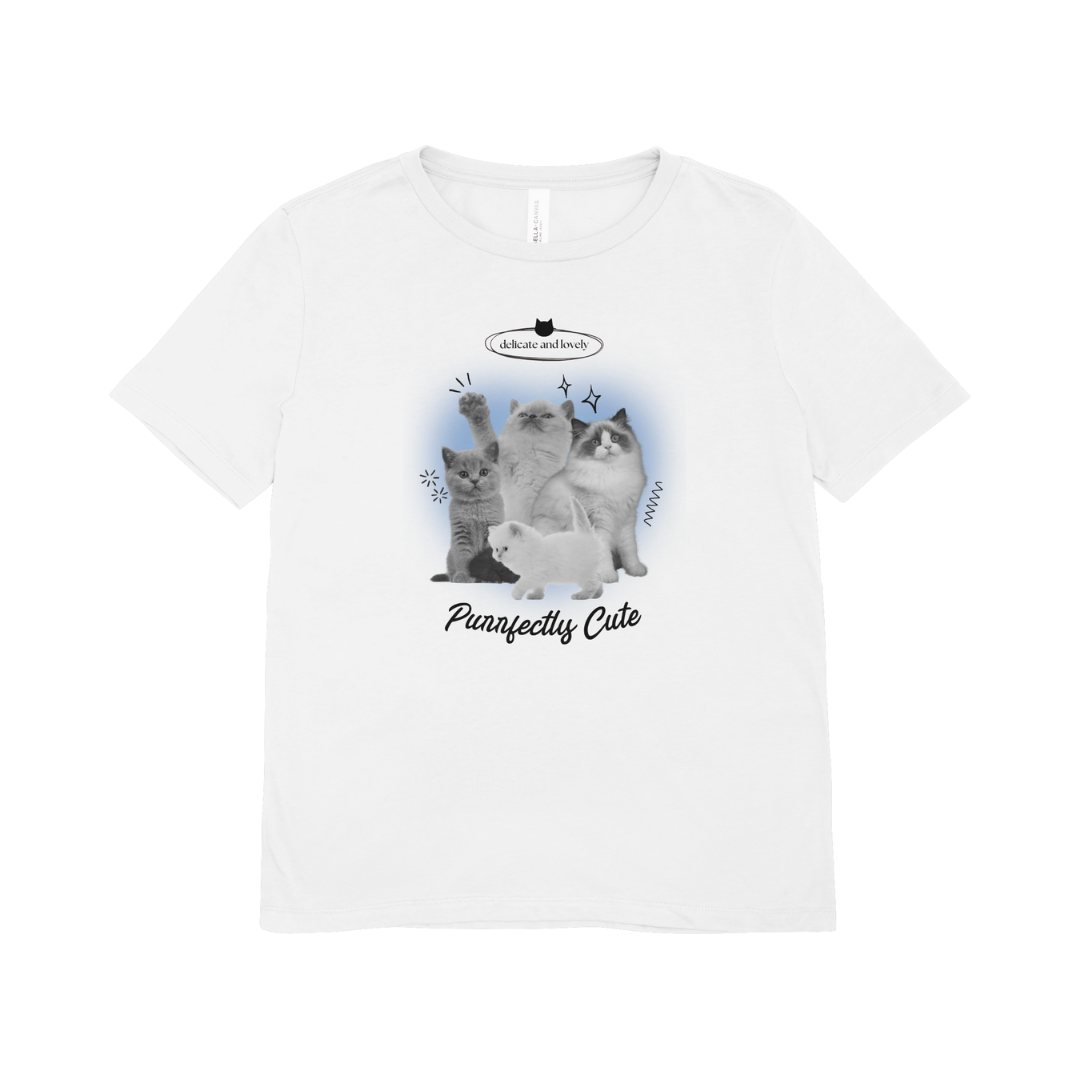 Purrfectly Cute Vintage T-shirt