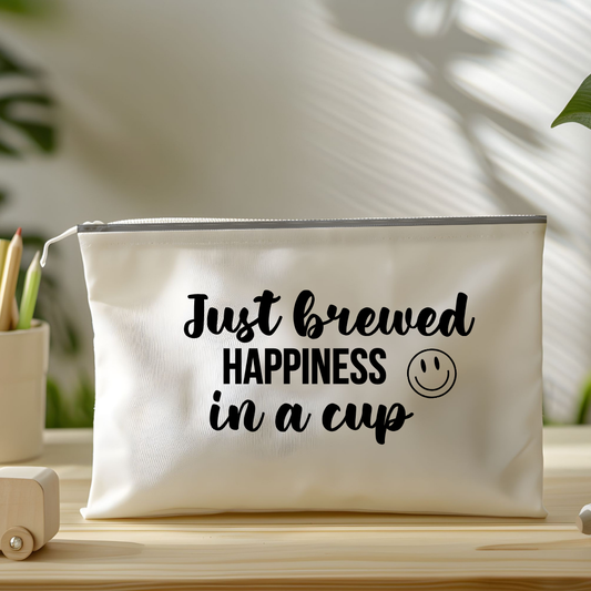 Just Brewed a Cup of Happiness Pencil Case