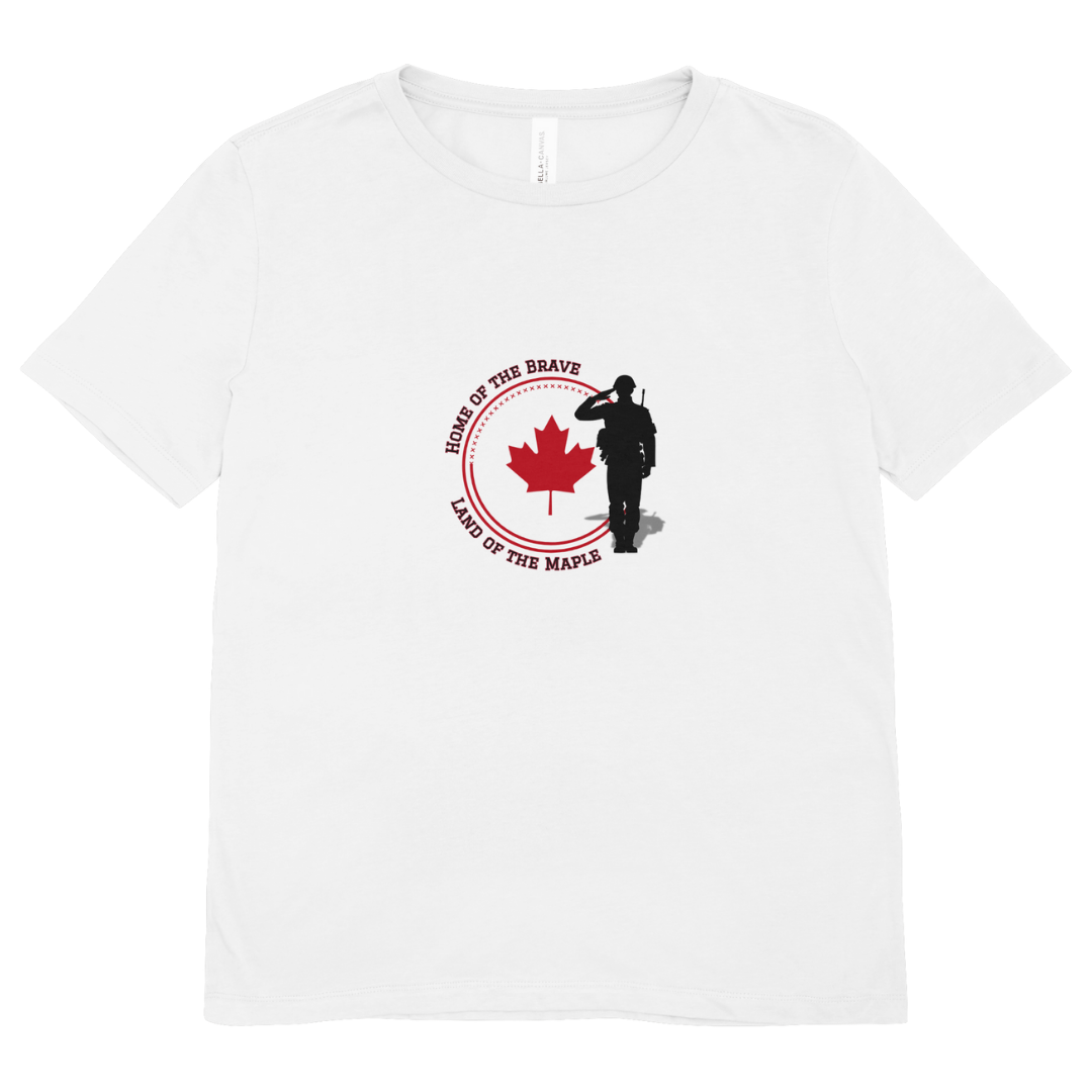 Home of the Brave, Land of the Maple T-Shirt