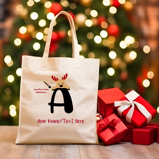 Moose Custom Initial Totebag