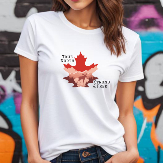 True North Strong and Free T-Shirt