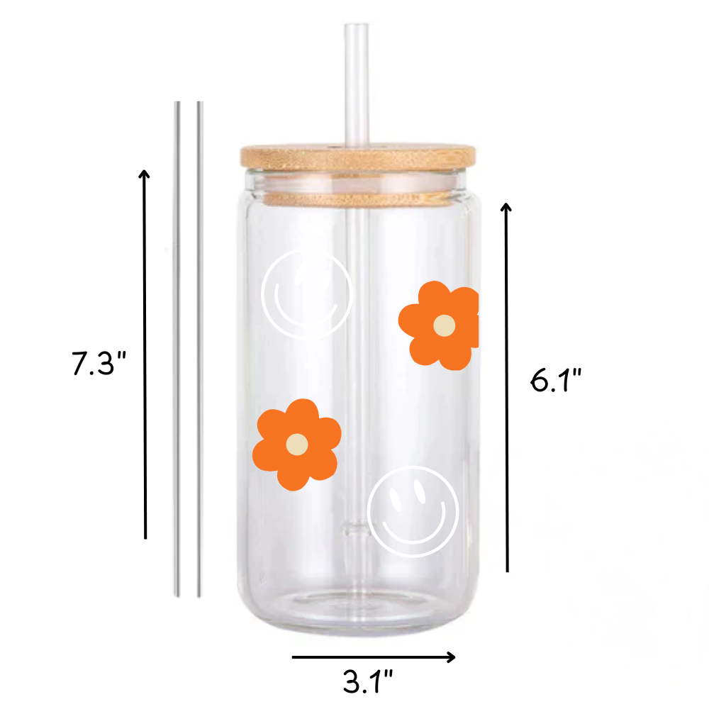 Preppy Glass Tumbler