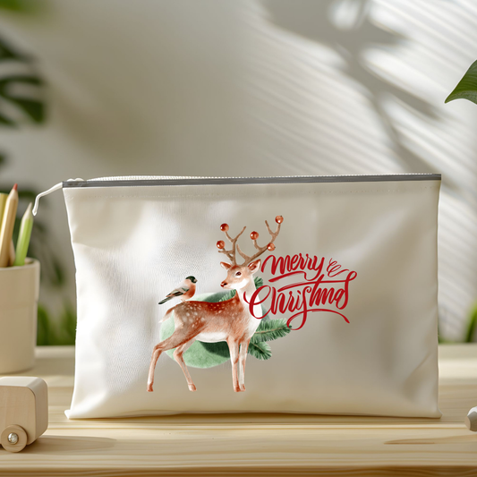 Christmas Reindeer Pencil Case