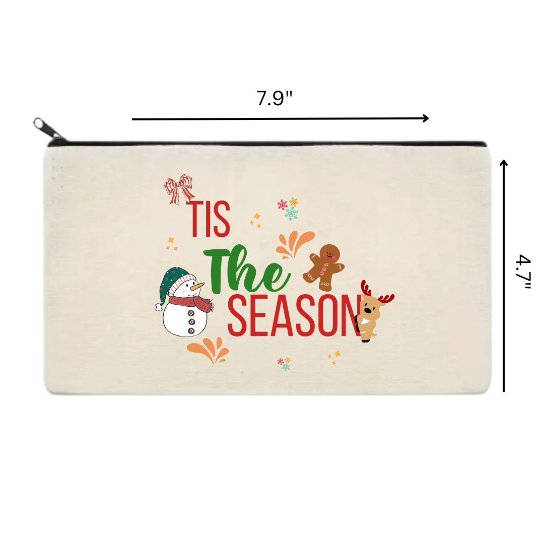 Festive 'Tis the Season' Pencil Case