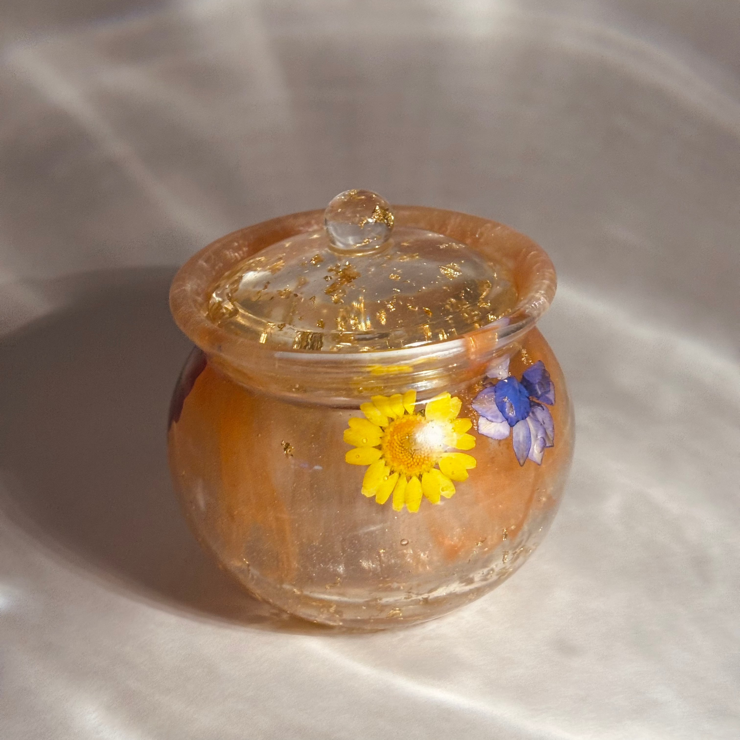 Floral Jewelry Pot