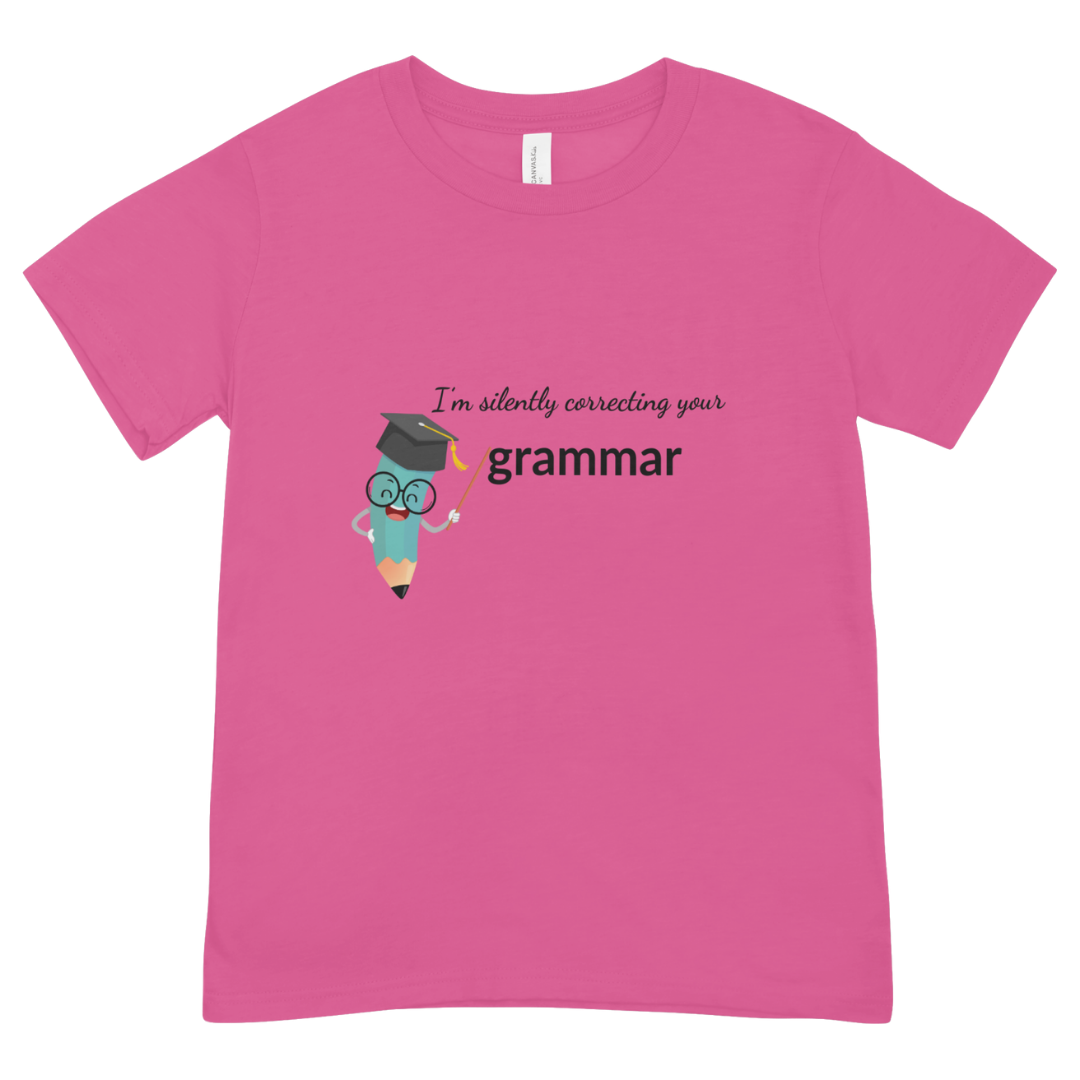 "Silently Correcting Your Grammar" T-Shirt